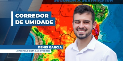 Corredor de umidade passa a prevalecer no Brasil Central a partir desta quinta