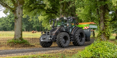 O novo Valtra Série G CVT é apresentado durante a Agritechnica