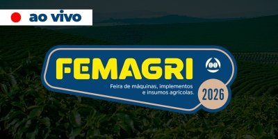 Femagri 2026 começa nesta 4ª feira (20) em Guaxupé, sul de MG