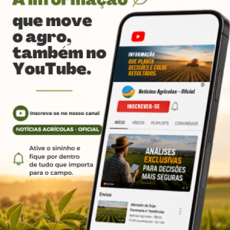 inscreva-se no youtube do notícias agrícolas