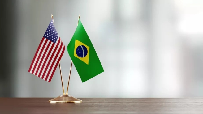 Bandeiras EUA-Brasil
