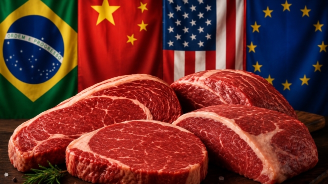 Carne bovina - China-BR-UR-EUA