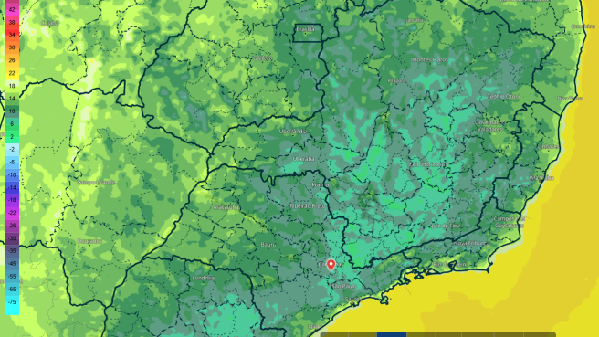 mapa geada