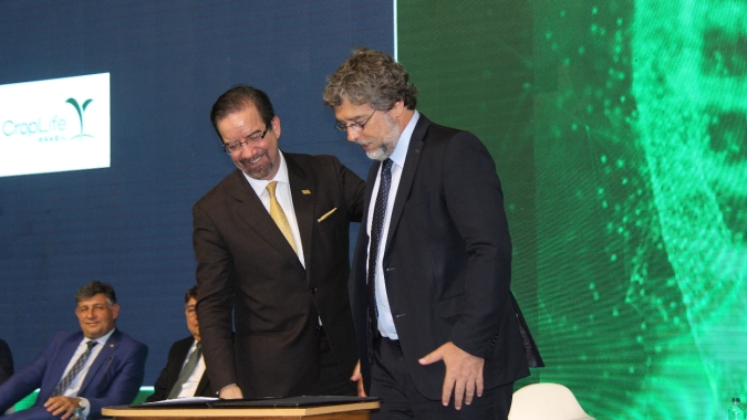 Embrapa e CropLife Brasil firmam termo de compromisso para o estabelecimento de acordo para pesquisa aplicada sobre os enfezamentos e manejo integrado da cigarrinha-do-milho