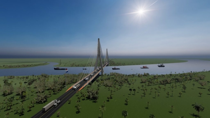 Rota Bioceânica: escolhida empresa que fará projeto do acesso à ponte do rio Paraguai