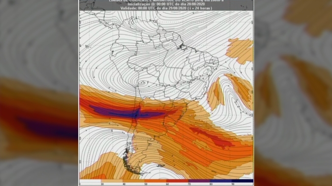 Bloqueio atmosférico nos próximos 15 dias vai impedir o avanço das frentes frias que ficarão confinadas na metade Sul do RS