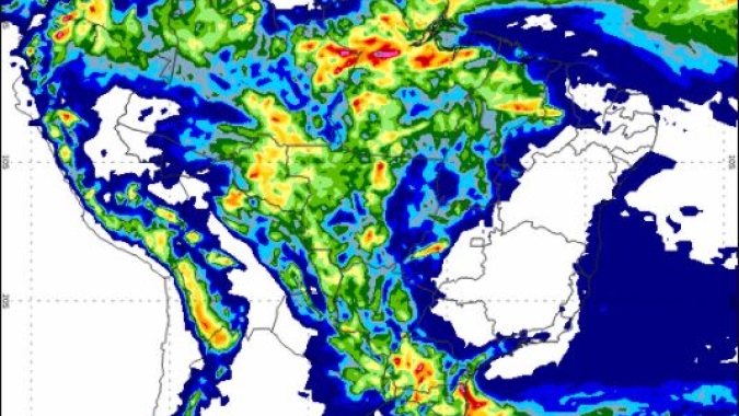 Inmet: Quarta-feira ainda tem previsão de muita chuva no Paraná e Santa Catarina