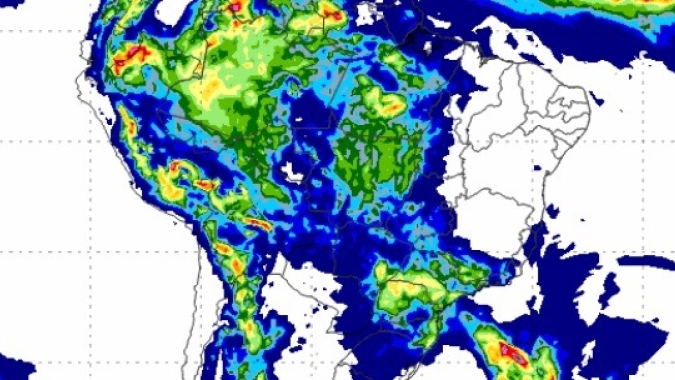 Inmet: Semana deve concentrar chuvas entre o Sudeste o Centro-Oeste do Brasil