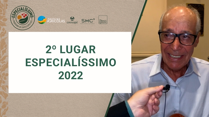 Cerrado Mineiro tem dois representantes no Top 3 do Especialíssimo. O segundo lugar foi para Santa Rosa da Serra-MG com café de mais de 89 pontos