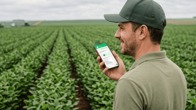 Mandou, registrou: nova ferramenta leva a fazenda para dentro do WhatsApp