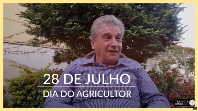 O produtor rural Hermenegildo Prete recebe homenagem dupla ao comemorar o próprio aniversário no Dia do Agricultor