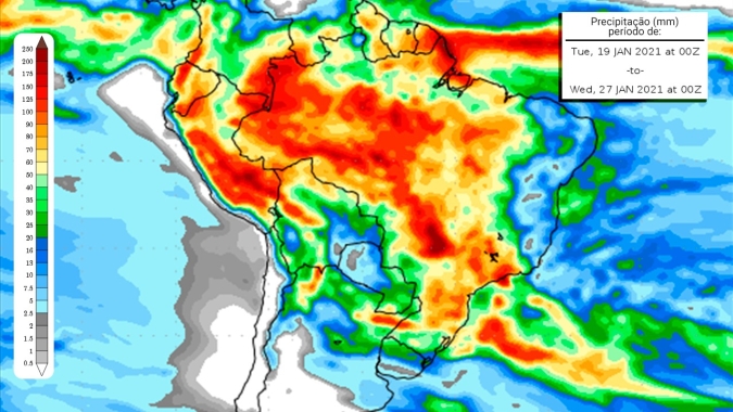 Chuvas previstas para a região Central do Brasil estão confirmadas para esta semana e vão se estender para o Matopiba