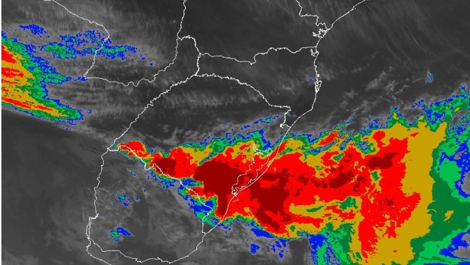 Mais chuvas: Último final de semana do Outono com volumes expressivos e queda na temperatura no RS