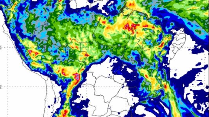 Previsão indica mais um dia de chuvas intensas no centro-norte do Brasil nesta terça-feira