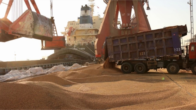 Importação de soja pela China aumenta 14% no 1º bimestre com mais cargas dos EUA