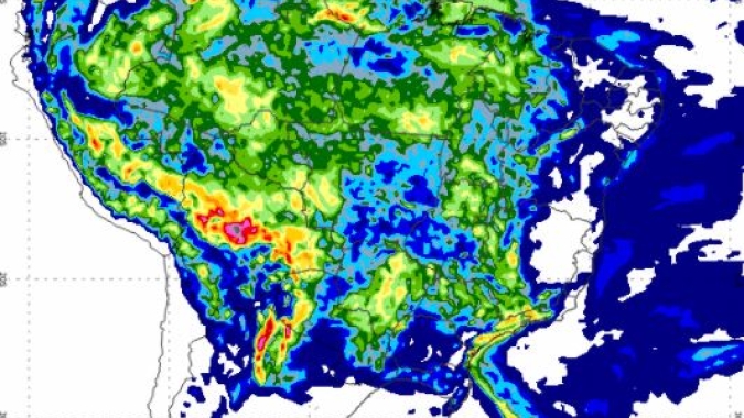 Inmet: Frente fria avança para Santa Catarina e Paraná nesta 4ª; Instabilidade persiste no Brasil Central