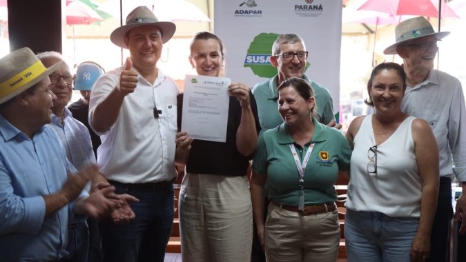 Três municípios da região Oeste aderem ao Susaf/PR durante o Show Rural