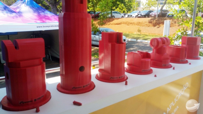 Maquetes 3D auxiliam produtores rurais na escolha de pontas de pulverização