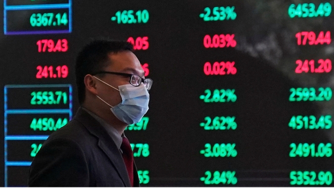 Ações da China caem por preocupações com o Oriente Médio
