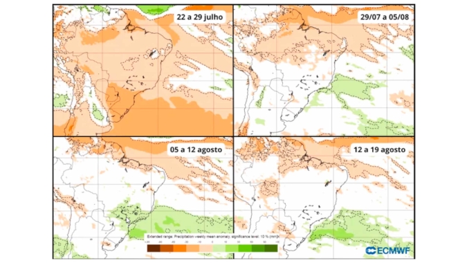 Onda de Calor em pleno inverno! Temperaturas podem chegar aos 40 graus no Centro Norte do país