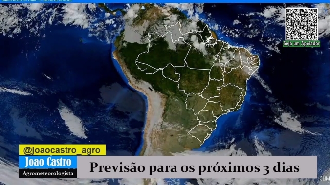 Clima seco vai permanecer por todo o inverno no centro do Brasil. Mas chuvas voltarão na hora certa!