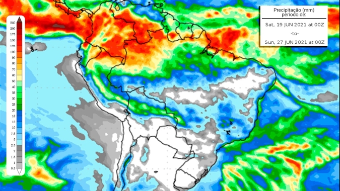 Próxima semana terá tempo seco em todo Brasil e massas de ar frio derrubando as temperaturas, prevê Inmet