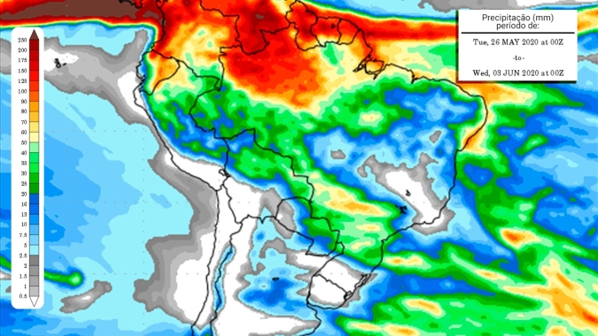 Risco de geada aumenta com avanço de uma forte massa de ar frio na próxima semana com potencial de atingir cafés no Sul de Minas