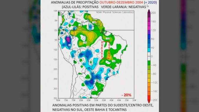Molion prevê inverno rigoroso e safra com atraso nas chuvas para CO e Matopiba além de chuvas abaixo da média no Sul