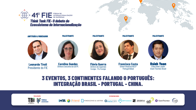 41° FIE - 3 eventos, 3 continentes falando português: Integração Brasil - Portugal - China