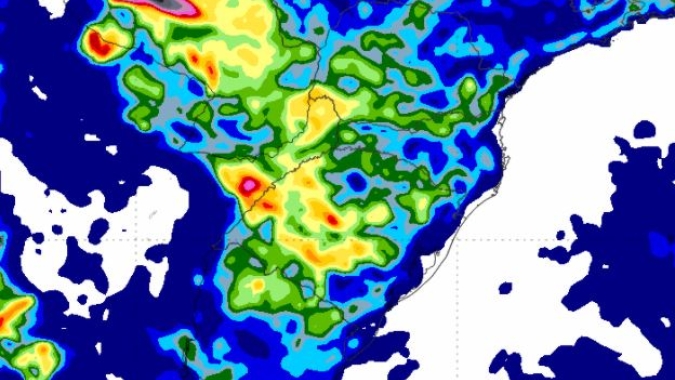 Inmet: Avanço das chuvas deixa toda a região Sul do Brasil em estado de alerta nesta terça-feira
