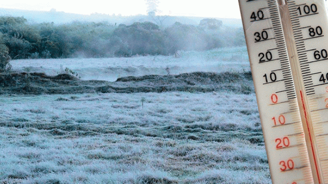 Centro Sul do Brasil terá frio generalizado com risco de geada em algumas regiões a partir do final de semana