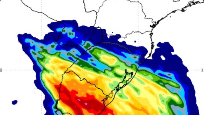 Inmet destaca mais chuvas no RS, baixa umidade no Brasil Central e nova massa de ar frio na última semana do mês