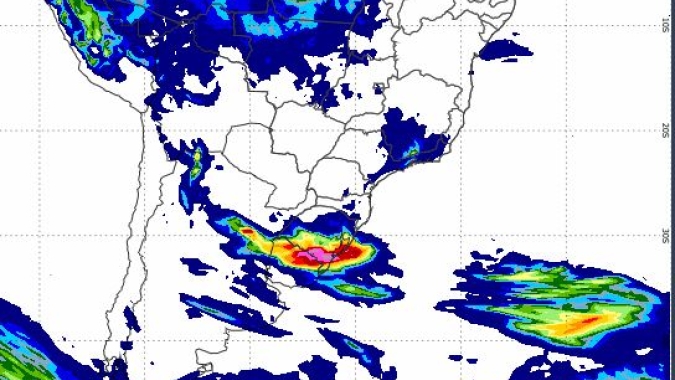 Tempo: Inmet mantém alerta de tempestades na região Sul do país