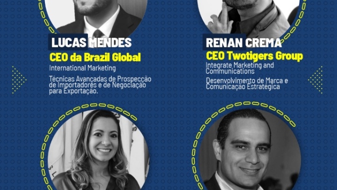 Workshop de marketing e expansão de negócios no ambiente global no YouTube