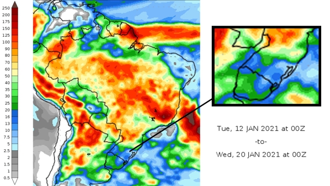 Inmet alerta para chances de veranico no Rio Grande do Sul no mês de janeiro
