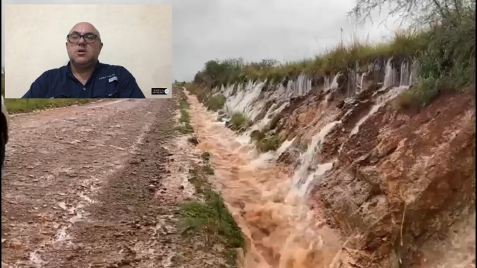 Enxurradas e inundações invadem as lavouras gauchas, mas plantio direto mantem os stands resilientes