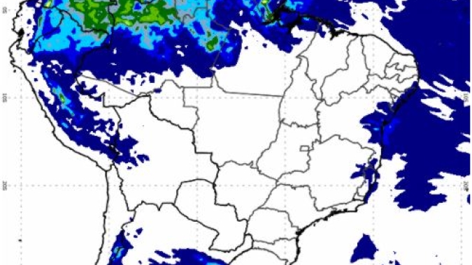 Chuvas ficam restristas aos extremos Sul e Norte do país, enquanto Brasil Central volta a ficar em alerta para baixa umidade do ar
