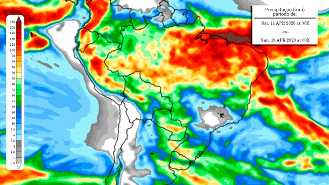 Clima favorece avanço da colheita no Matobipa nos próximos dias. Mas condição deve mudar a partir de 10/04 com muita chuva