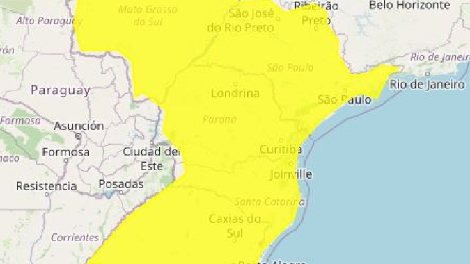 Onda de frio: Inmet emite alerta para declínio de temperatura em parte do Centro-Sul do BR