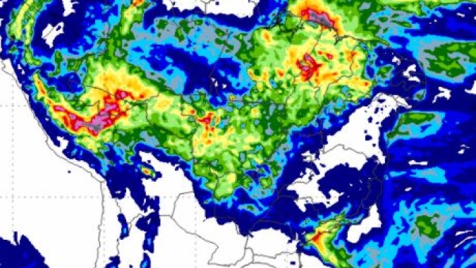 Último dia do verão com pancadas de chuvas pelo Brasil e alerta de volumes expressivos no Matopiba