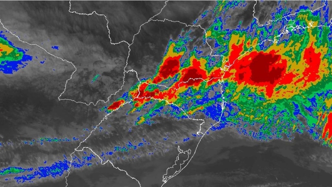 Rio Grande do Sul e Santa Catarina tem previsão de chuva forte nesta 4ª feira