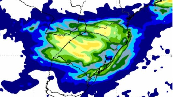 Com mais chuva prevista para o final de semana, Rio Grande do Sul pode fechar junho com acumulados acima da média