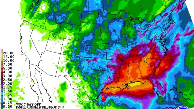 Meteorologista americano fala em continuidade das chuvas em áreas de atraso no plantio