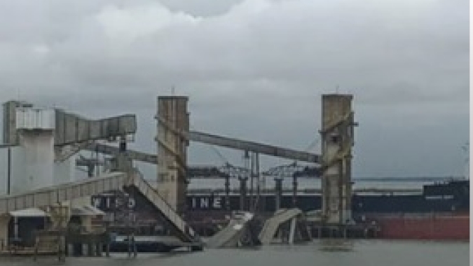 Queda de estrutura em porto de Barcarena, no Pará, deixa feridos e interrompe embarques de grãos