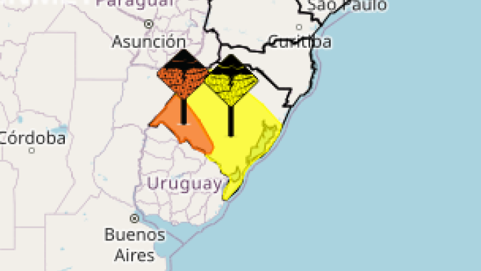 Tempestade e chuvas intensas são previstas entre quarta (16) e quinta (17) no Rio Grande do Sul