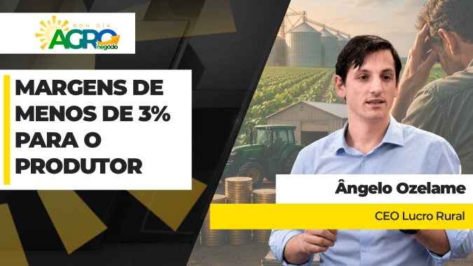 Produtor brasileiro fecha com margem menor do que 3% e 2026 pode ser ainda mais desafiador