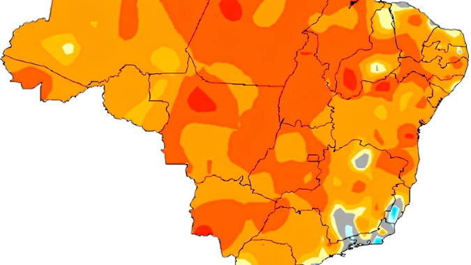 Fevereiro terá temperaturas acima da média em praticamente todo o País, segundo o Inmet