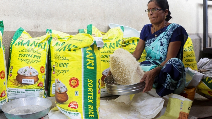 Índia deve despejar cerca de 30 milhões de toneladas de arroz no mercado mundial