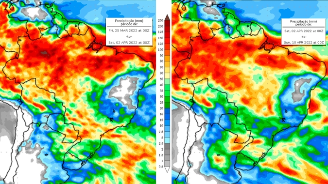 Semana será marcada por chuva e queda de temperatura na metade Sul do país