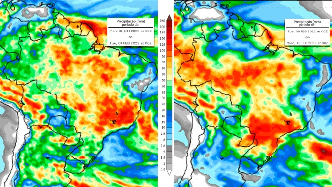 Nova frente fria chega ao Sul do país no próximo final de semana, leva boa umidade para o RS , mas passa rápido
